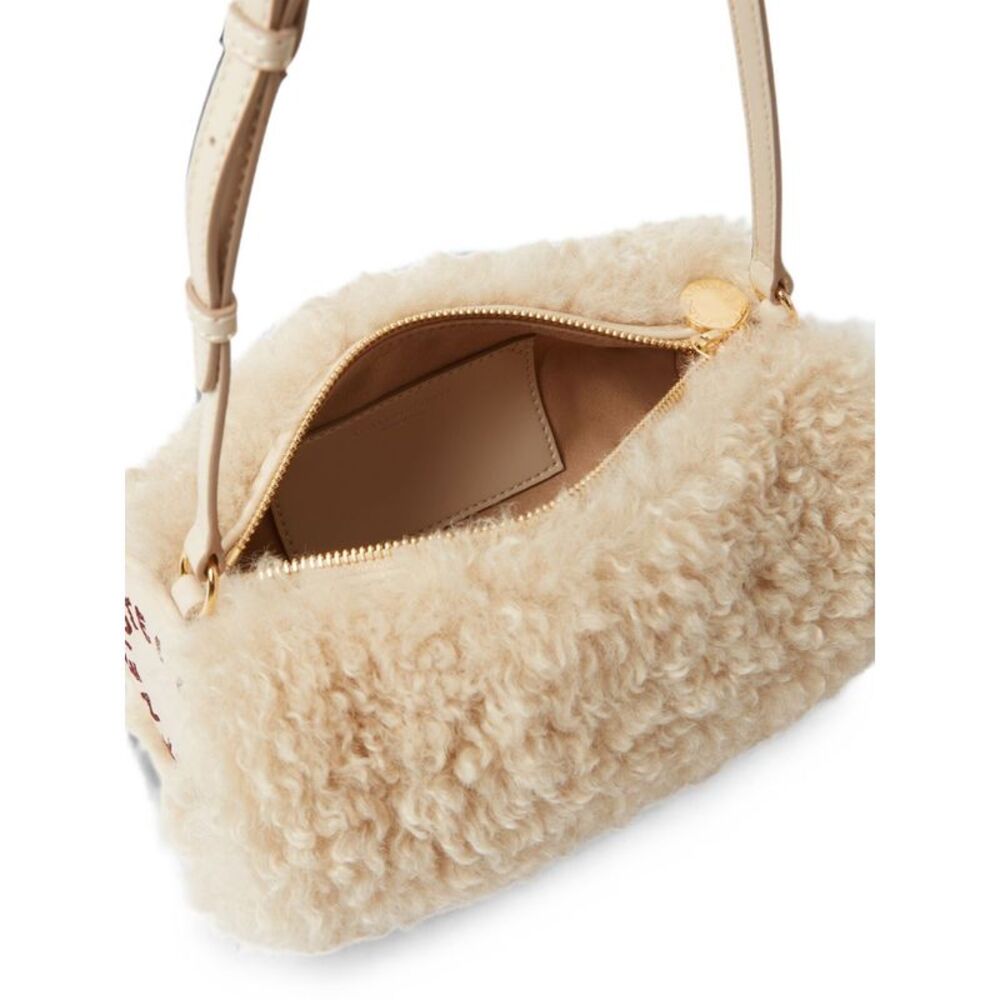 Stella Mccartney Women Stella Logo Shearling Pouch - Picture 2 of 6